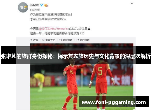 张琳芃的族群身份探秘：揭示其家族历史与文化背景的深层次解析